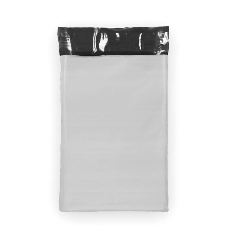EcoSwift 50 EcoSwift 9 x 12 White Small Poly Mailer Size #3 Self Sealing Envelopes Plastic Shipping Mailing Bags 9x12 1.7 mil - Image 2